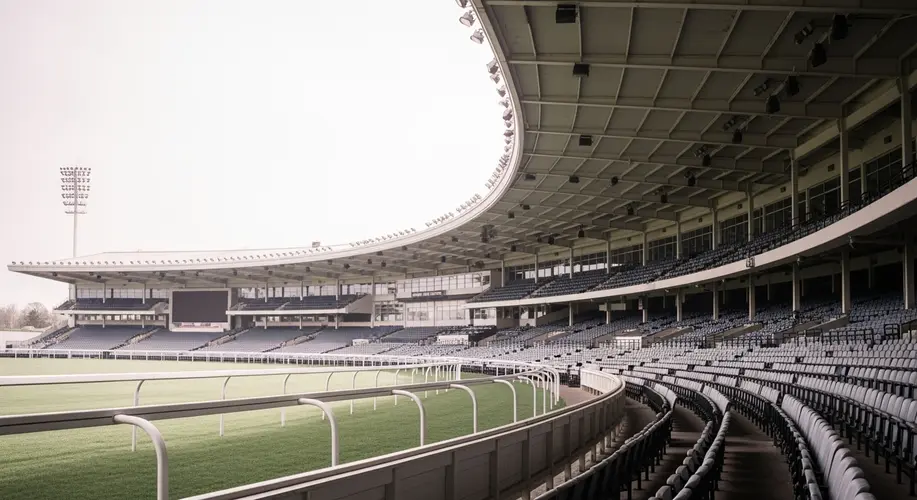 Horse racing grandstand